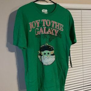 STAR WARS BABY YODA JOY TO THE GALAXY T SHIRT